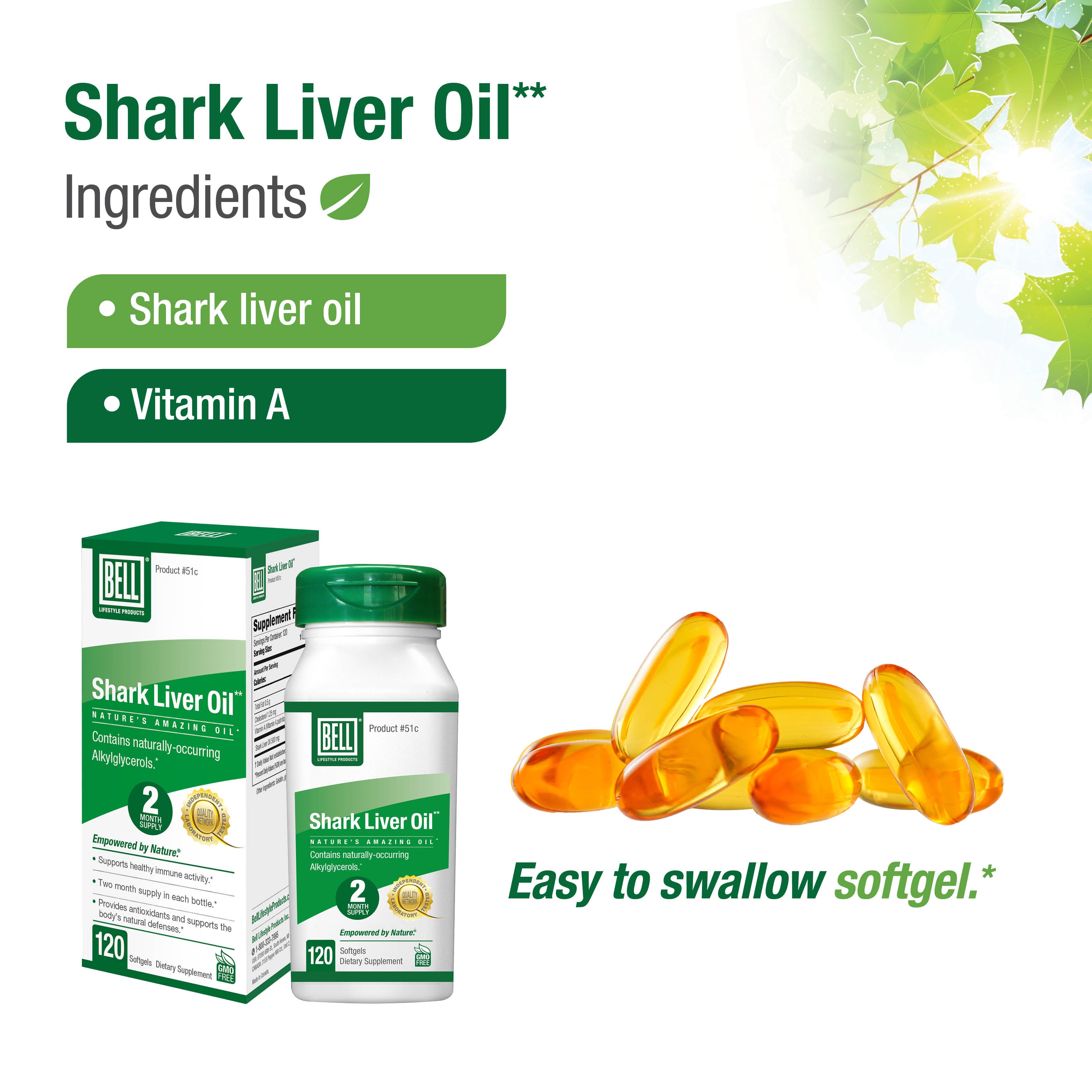 #51c Shark Liver Oil*