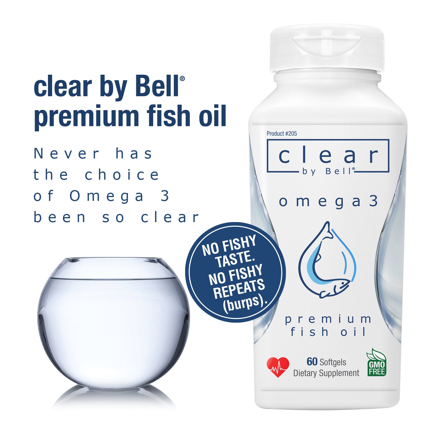 #205 clear by Bell® Omega 3