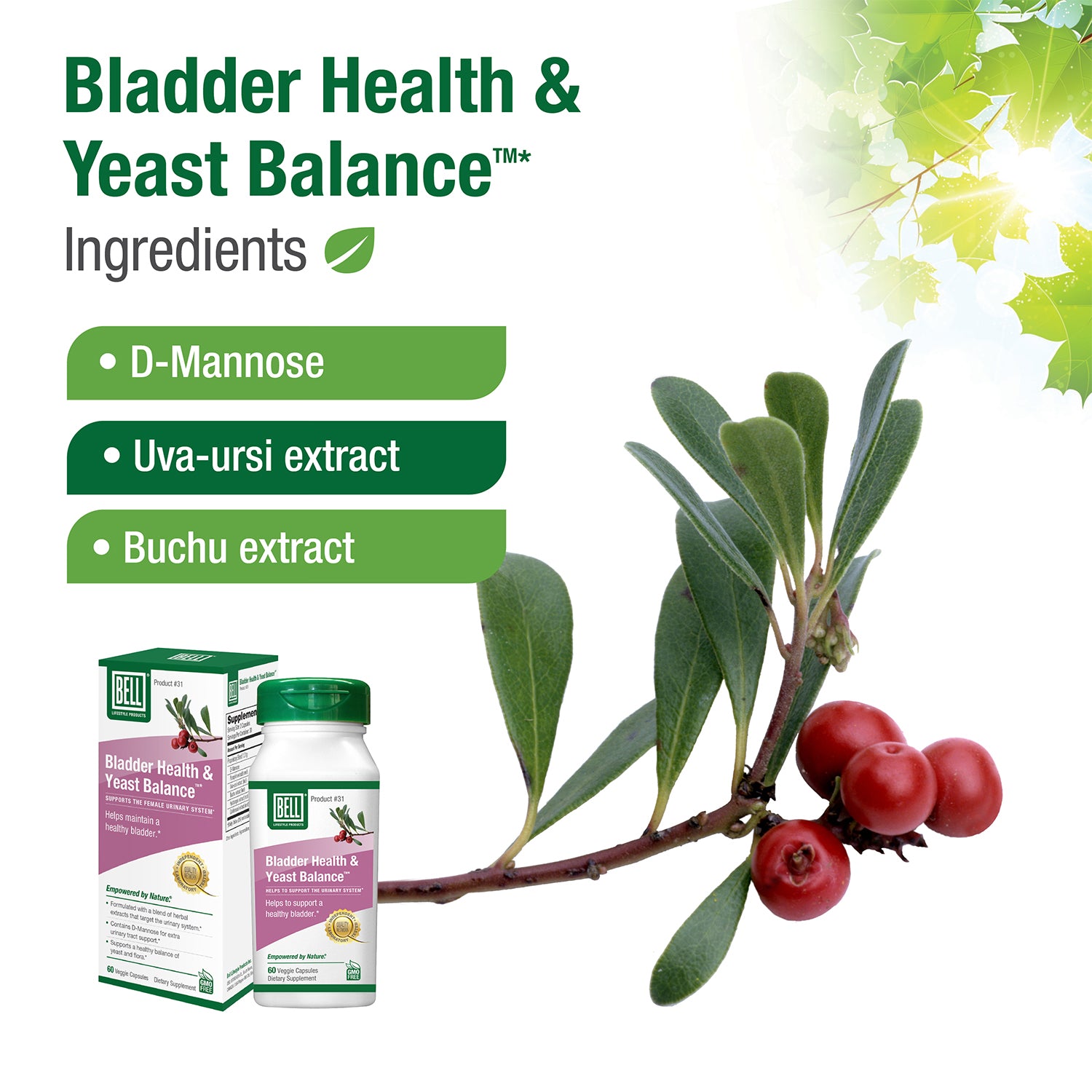 #31 Bladder Health & Yeast Balance™*