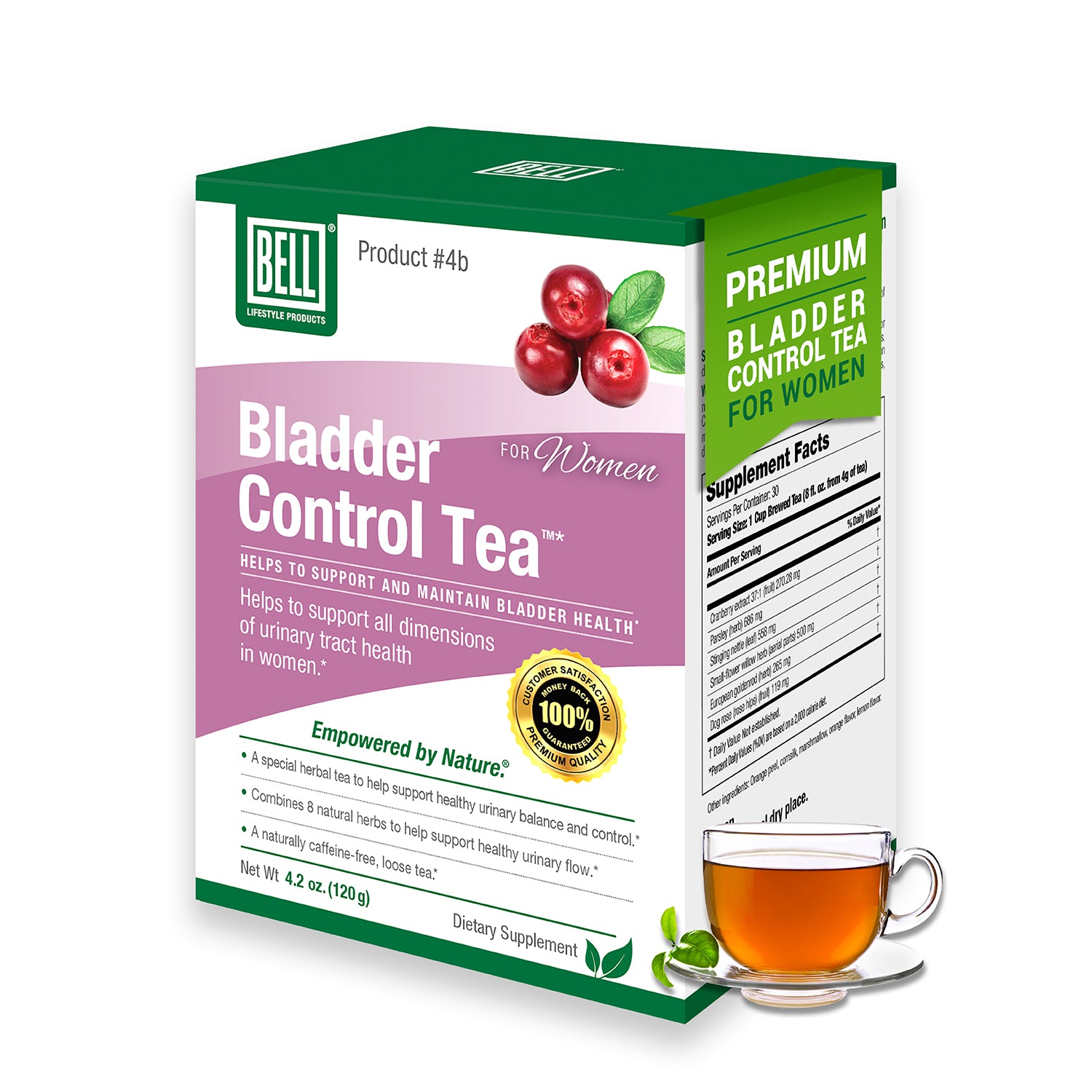 Té para el control de la vejiga #4b para mujeres™*
